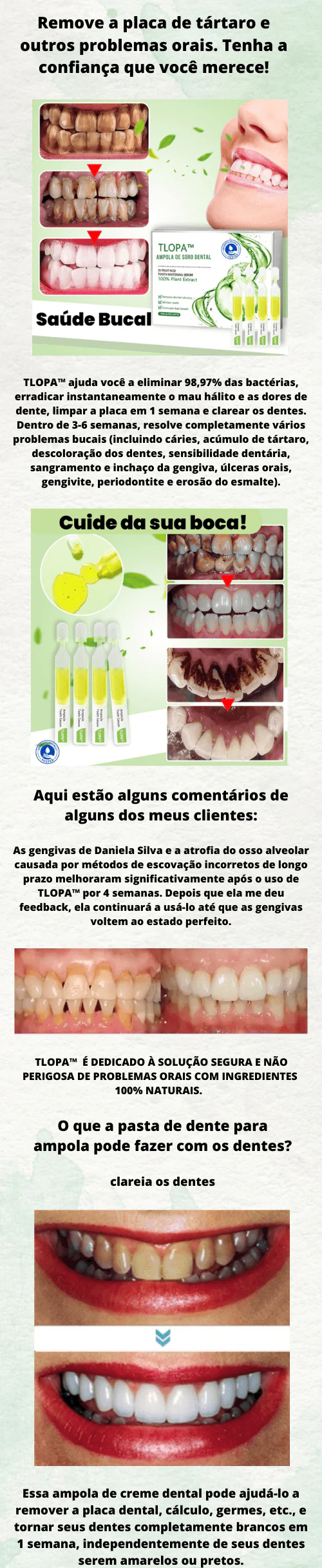 Bomgx™ - Ampola de Creme Dental