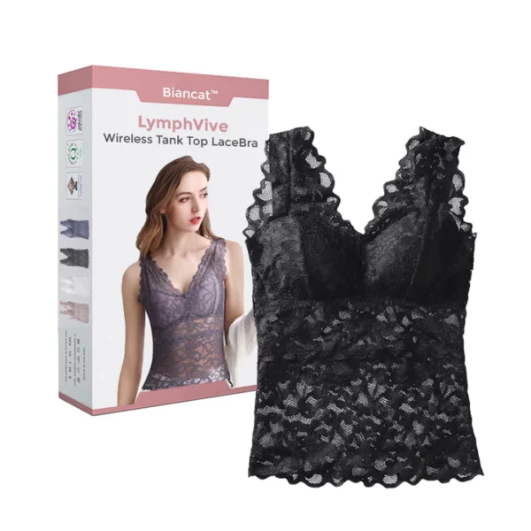 CC™ LymphVive Wireless Tank Top Lace Bra