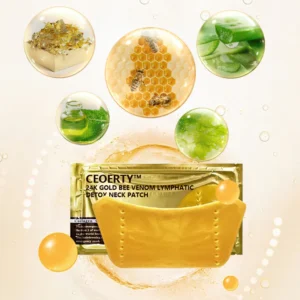 Ceoerty™ 24K Gold Bee Venom Lymphatic Detox Neck Patch