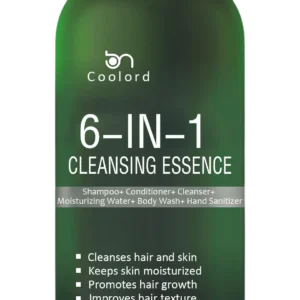 Coolord™ 6-in-1 Cleansing Essence (Shampoo, Conditioner, Cleanser, Moisturizing Water, Body Wash, Hand Sanitizer)