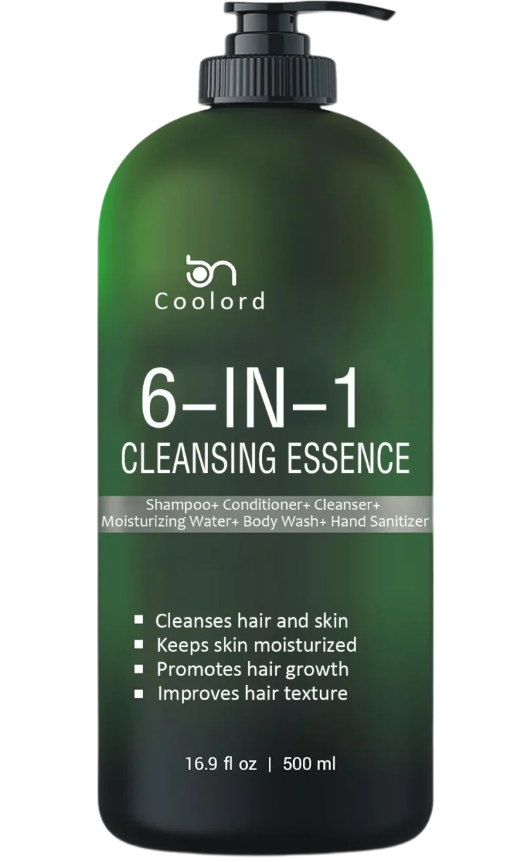 Coolord™ 6-in-1 Cleansing Essence (Shampoo, Conditioner, Cleanser, Moisturizing Water, Body Wash, Hand Sanitizer)