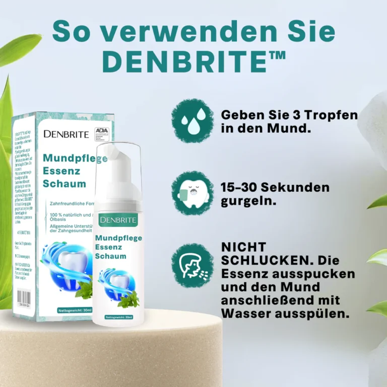 DENBRITE™ Mundpflege Essenz Schaum