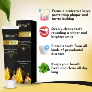 Dentax™ Bee Venom Antiplaque Whitening Toothpaste