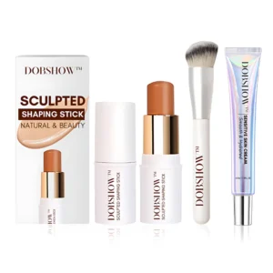 Dobshow Sculpted Shaping Stick & Sensitive Skin Cream & Dobshow Blender Brush