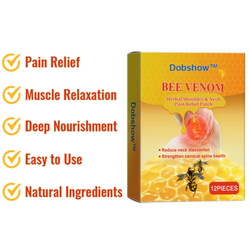 Dobshow™ BeeVenom-Herbal Shoulder & Neck Pain Relief Patch