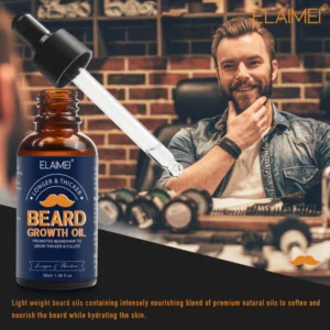 ELAIMEI™ Beard Growth Organic Care Oil