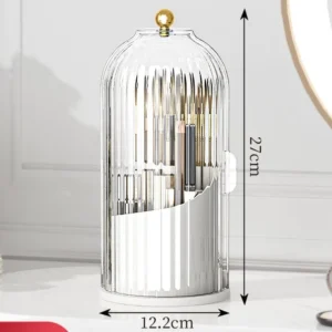 Elegant 360° Rotating Makeup Organizer