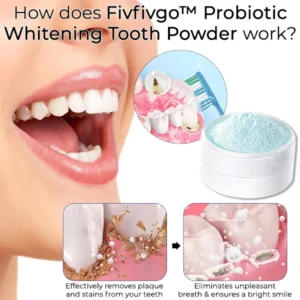 Fivfivgo™ Probiotisches Zahnweiß-Pulver