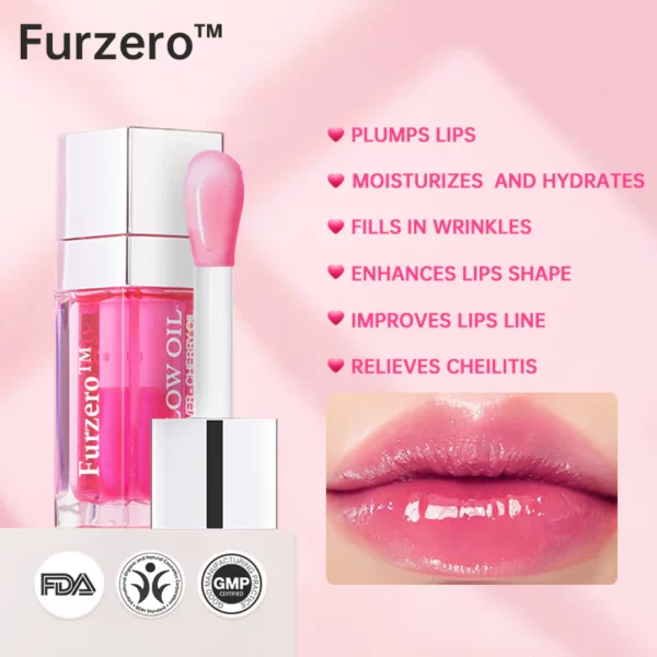 Furzero™ Lips Plumping & Fuller Hydrating Glow Oil - Image 2