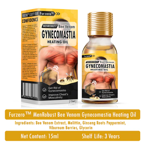 Furzero™ MenRobust Bee Venom Gynecomastia Heating Oil