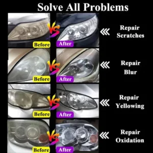 Generic Headlight Refurbishment - Ultimate Solution for Oxidized Lenses