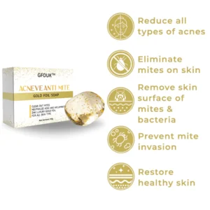 Humxf™ AcneVe Anti-Mite Gold Foil Soap