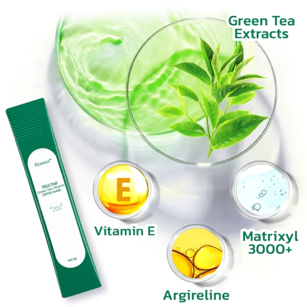 KK™ TRULYMI Green Tea Vitamin Detox Mask - Image 3