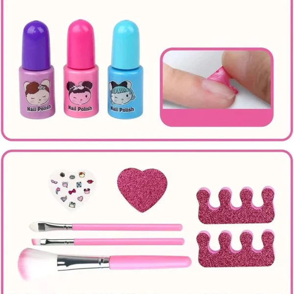 Kids Washable Makeup Beauty Kit - Image 8