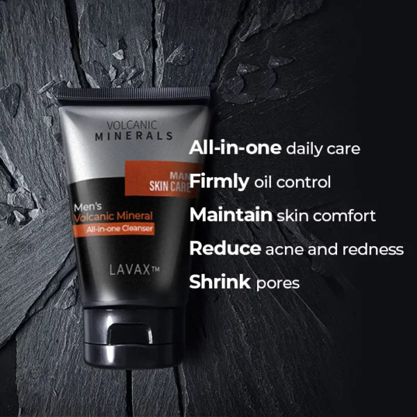 LAVAX™ Men's Volcanic Mineral All-in-one Cleanser - Image 2