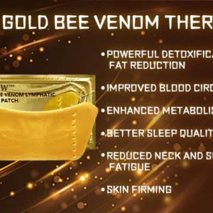 LIMETOW™ 24K Gold Bee Venom Lymphatic Detox Neck Patch