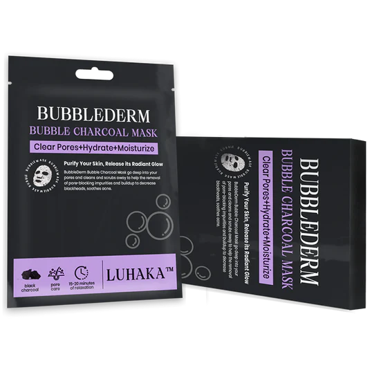 Luhaka™ BubbleDerm Bubble Charcoal Mask
