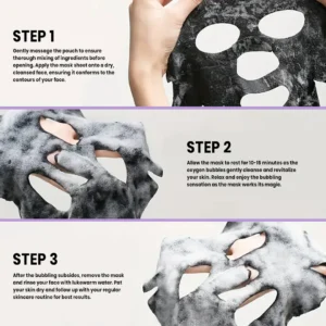 Luhaka™ BubbleDerm Bubble Charcoal Mask