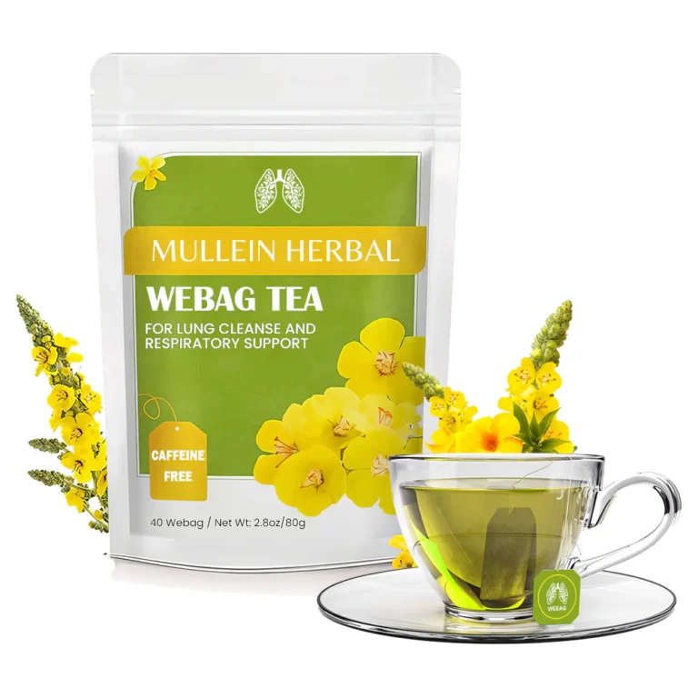 MULLEIN Herbal Webag Tea For Lung Cleanse And Respiratory Support