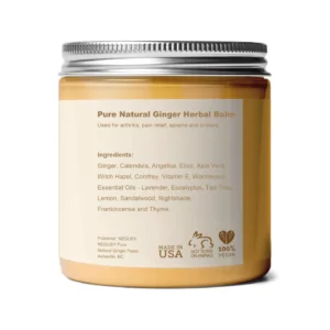 NEGUSY Pure Natural Ginger Herbal Balm 4OZ