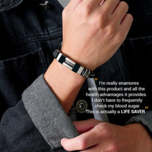 Ovaellgo™SugarFirm Elite TitanION Wristband