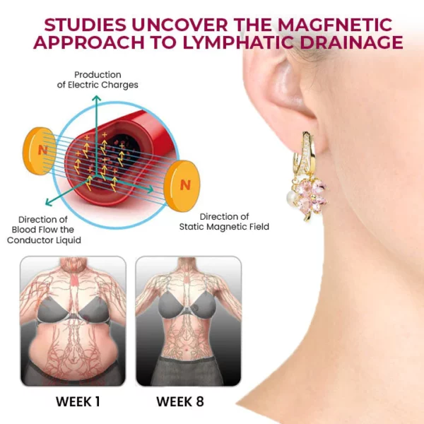 Oveallgo™ ProX Lymphvity Magnetherapy Germanium Earrings - Image 2