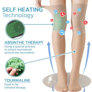 PEARLMOON™ Ionic Correction Lymphatic Detoxification Long Tube Silk Stockings