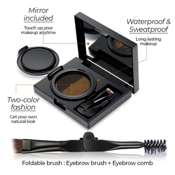 STYLEH™ 2 in 1 Air Cushion Brow & Hairline Touch-Up - Image 5