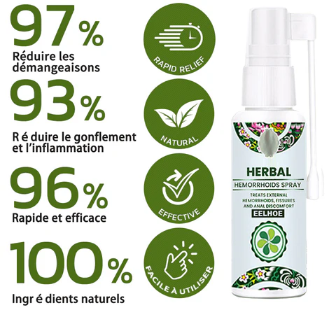 Spray d'herbes Hemocare™ pour les hémorroïdes- French