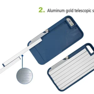 3 in 1 Aluminium Selfie Stick Case For iPhone