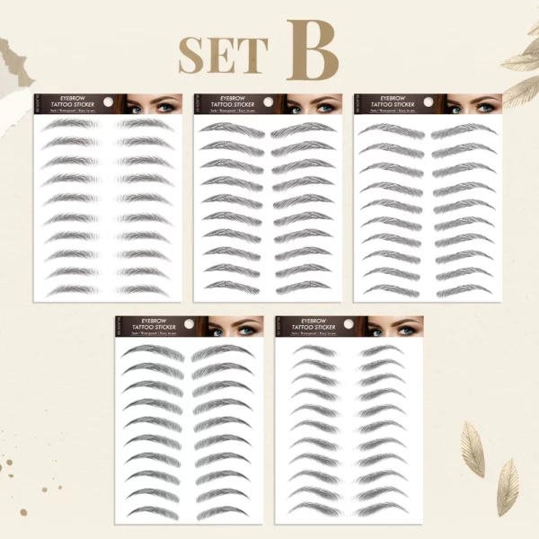 4D Waterproof Authentic Brow Sticker