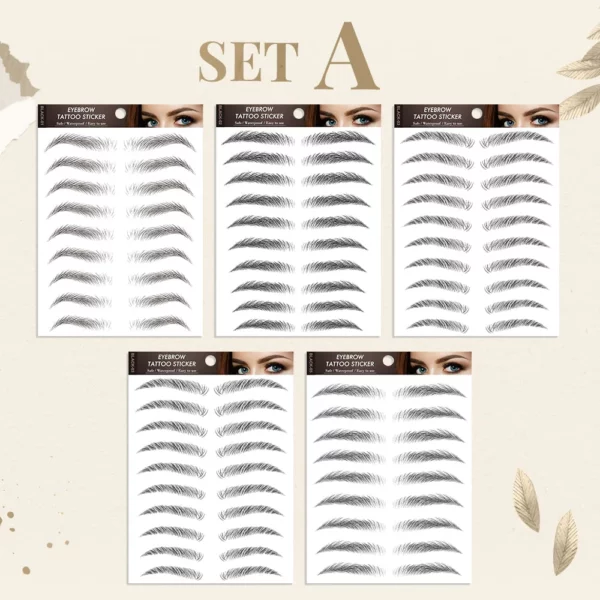 4D Waterproof Authentic Brow Sticker