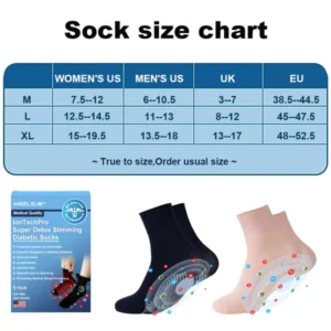 Angelslim™ IonTechPro Super Detox Slimming Diabetic Socks