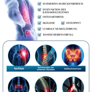 Biancat™ SchmerzWeg LendenIschia MagnoTherapie Gürtel