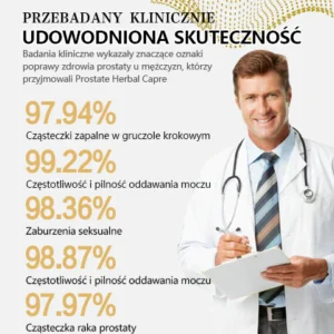 DOCTIA®Prostata Naturalne Ziołowe Kapsułki Ratują Zdrowie Prostaty