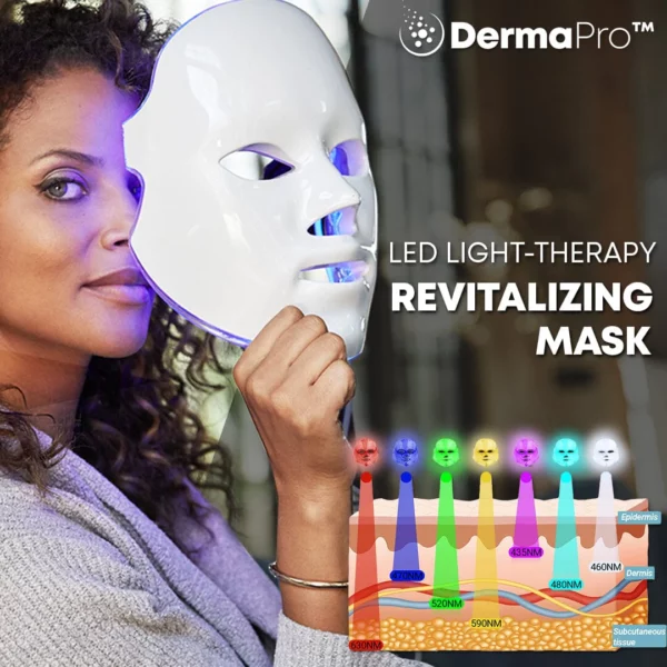 DermaPro™ LED Light-Therapy Revitalizing Mask