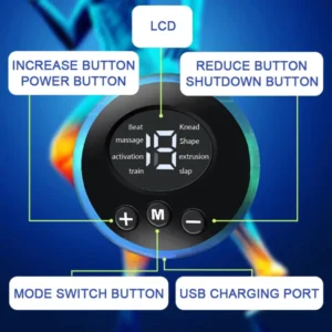 Dobshow™ EMS Pulse Heat Transfer Technology Therapeutic Massage Cushion