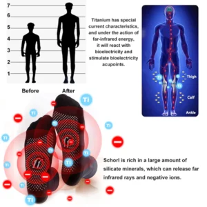 Fivfivgo™ Ferninfrarot-Multi-Titan-Ionen-Stützsocken