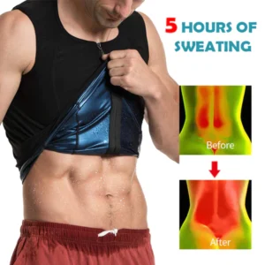 Fivfivgo™ Healthy Blast Sweat Shape Kompressionsweste mit Reißverschluss