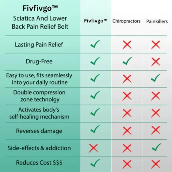 Fivfivgo™ Niedrigeren Rückenschmerzen Erleichterung Gürtel