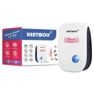 HEATWOLF® Upgraded--Cutting-edge 6nm Quantum Chip Ultrasonic & Electromagnetic Professional Pest Repeller