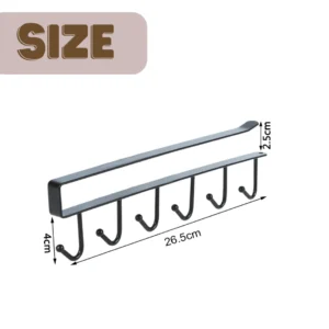 HookNook™ Under-Cabinet Hanger Rack