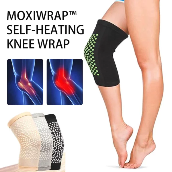 MoxiWrap™ Moxa Wool Moxibustion Graphene Self-Heating Knee Wrap