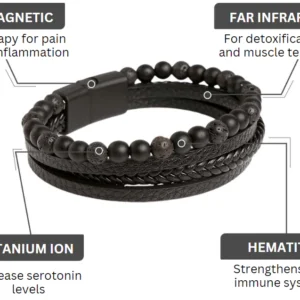 Oveallgo™ HumanicPlus Hematie Vitality Couple Bracelet