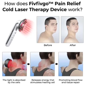 Oveallgo™ ThermaHeal Cold Laser Pain Relief Device