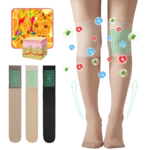 PEARLMOUN™ Ionic Correction Lymphatic Detoxification Long Tube Silk Stockings