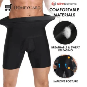 Posture-improving Compression Boxers