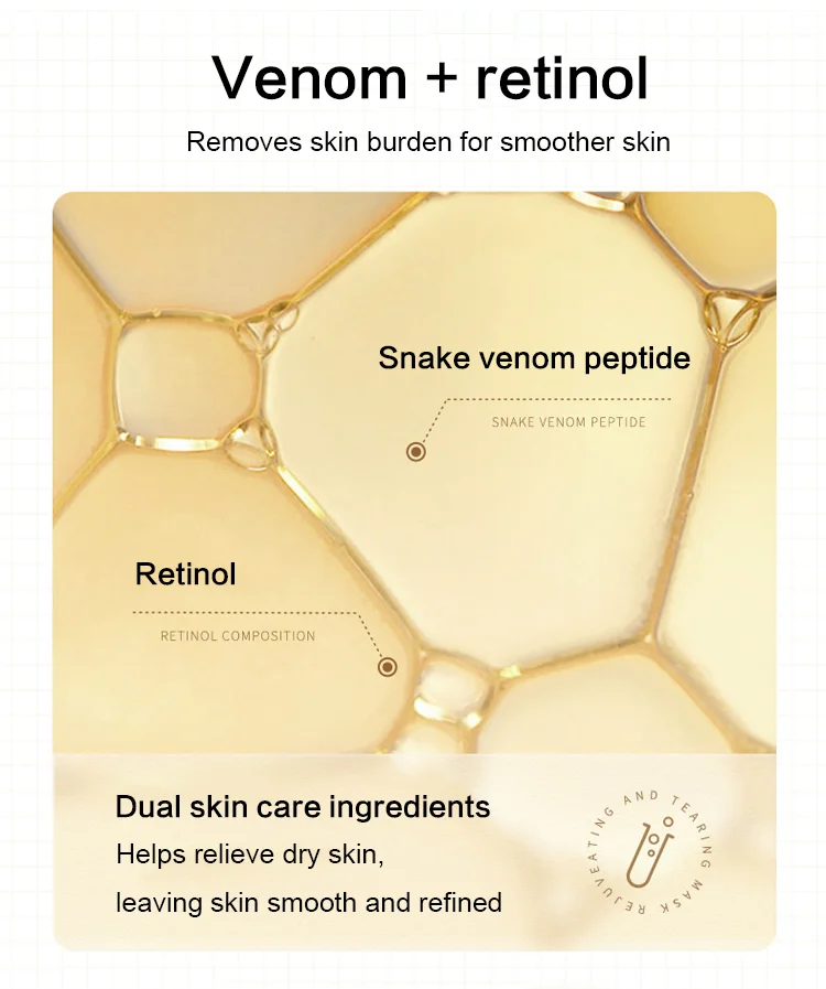 Retinol snake oil gold mask