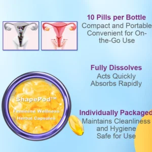 ShapePod™ Itch Relief Body Toning Feminine Wellness Herbal Capsules