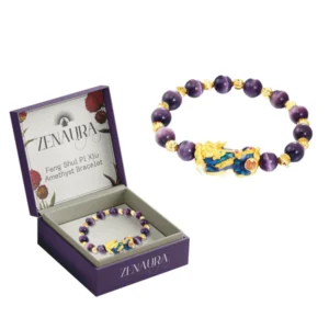 ZENAURA™ Feng Shui Pi Xiu Amethyst Bracelet